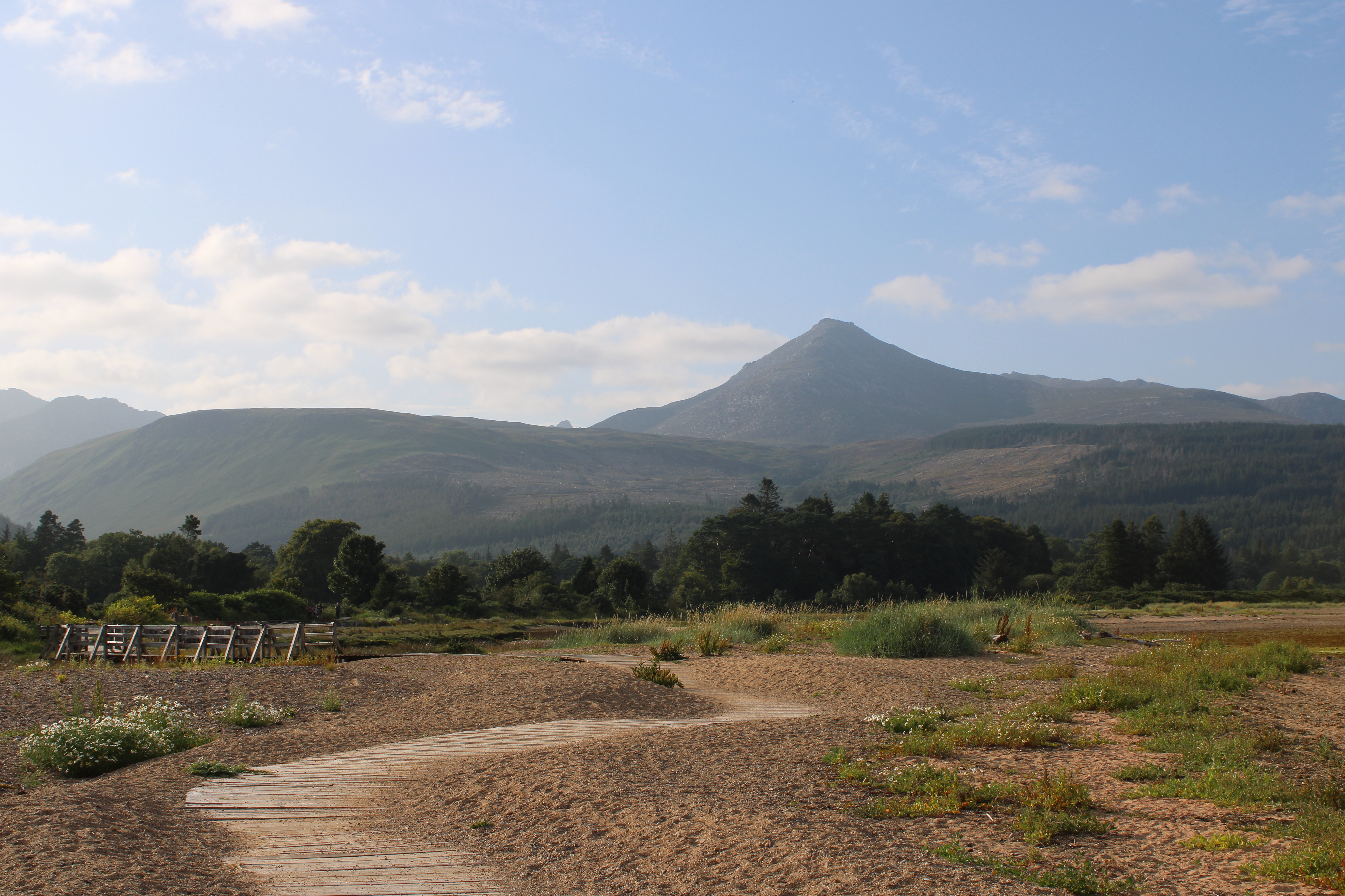 Mountain landscape on the Isle of Arran